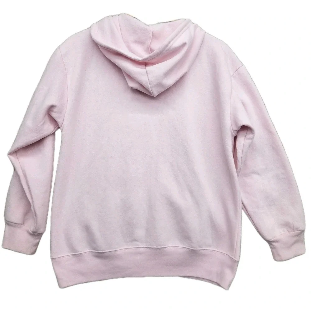 Peanuts Snoopy Full Zip Hoodie Womens Medium Pink Woodstock Sweatshirt Y2K Style - Picture 2 of 14